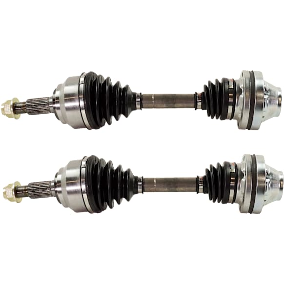Front, Driver and Passenger Side Axle Assembly - Set of 2