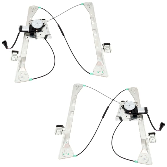 2005 Pontiac Aztek - Rear, Driver and Passenger Side Power Window Regulator, With Motor