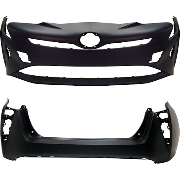 Front and Rear Primed Bumper Cover