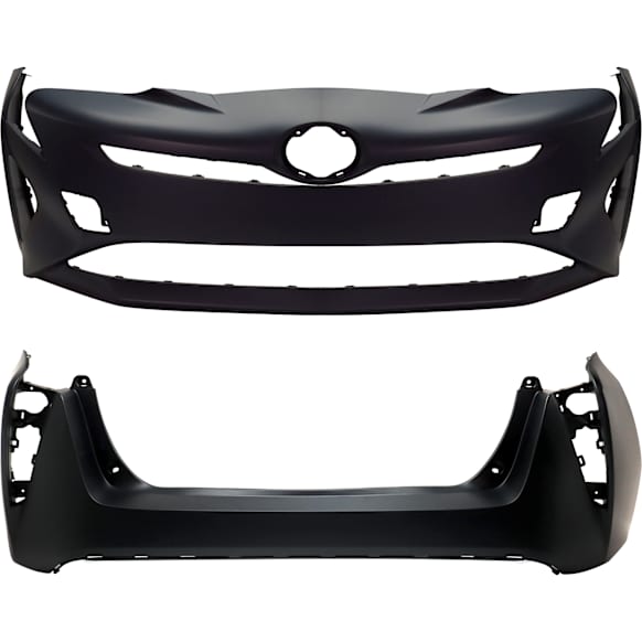 Front and Rear Primed Bumper Cover CAPA Certified