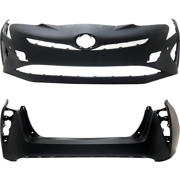 Front and Rear Primed Bumper Cover CAPA Certified