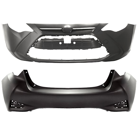 Hatchback Front and Rear Primed Bumper Cover