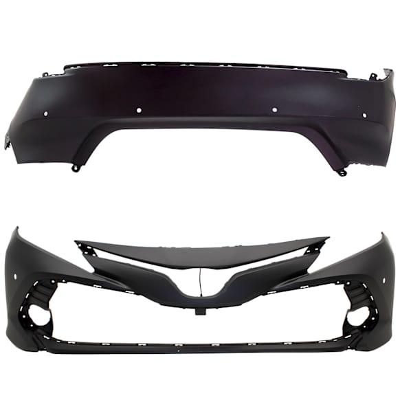 Front and Rear Primed Bumper Cover
