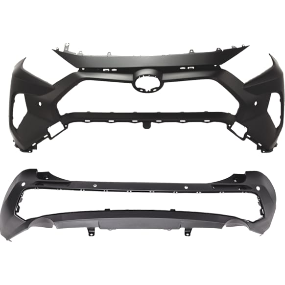 Front and Rear Front - Primed, Rear - Textured Bumper Cover 2.5L, 4Cyl
