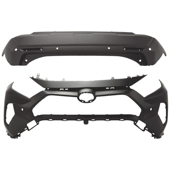 Front and Rear Front - Primed, Rear - Textured Bumper Cover 2.5L, 4Cyl
