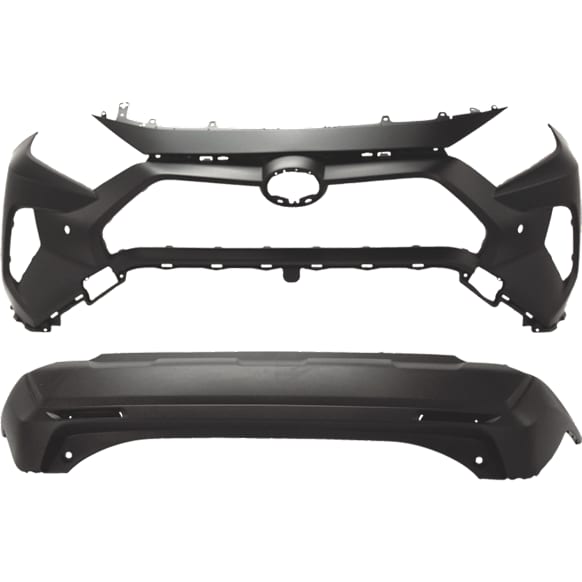 Front and Rear Front - Primed, Rear - Textured Bumper Cover 2.5L, 4Cyl