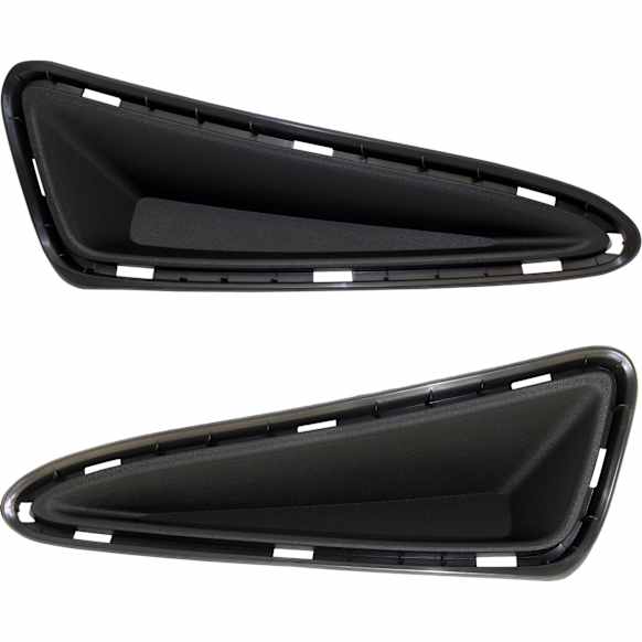 2019 Toyota C-HR - Front, Driver and Passenger Side Bumper Trim, Turkey Built Vehicle, Textured Black
