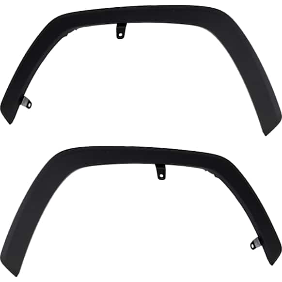 Fender Flares - Front, Driver and Passenger Side, Textured Black, CAPA CERTIFIED