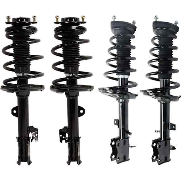 Front and Rear, Driver and Passenger Side Fully Loaded Struts, 3.5L Engine, AWD, USA Built Vehicle, For Models Without Sport Suspension