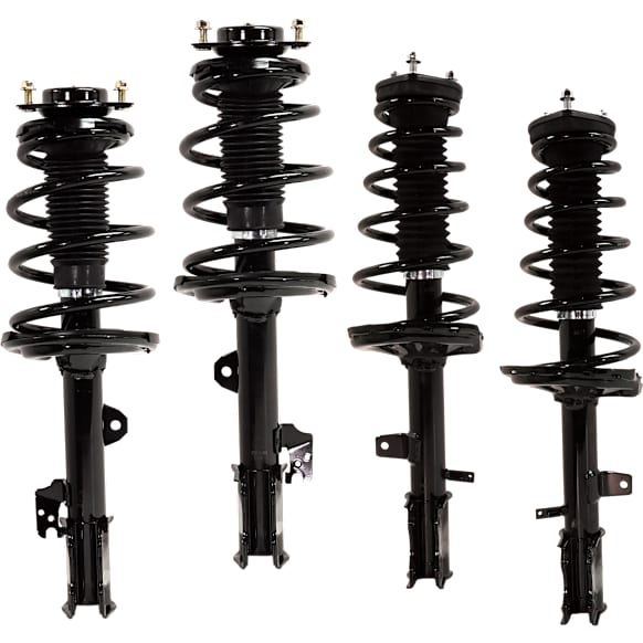 Front and Rear, Driver and Passenger Side Fully Loaded Struts, AWD