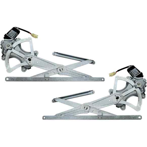 2008 Toyota 4Runner - Front, Driver and Passenger Side Power Window Regulator, With Motor
