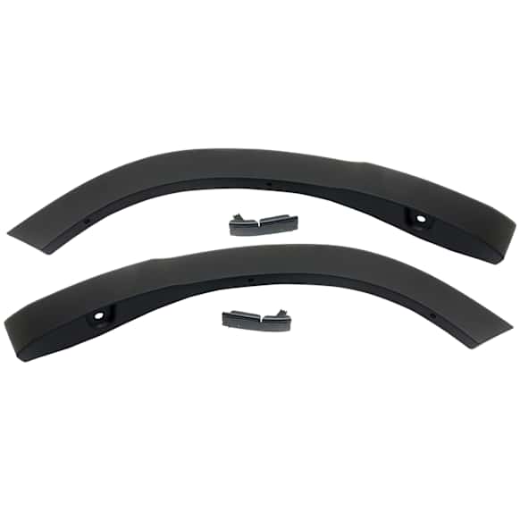 Rear, Driver and Passenger Side, Front Section Fender Trim, Primed