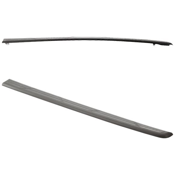 2011 Toyota Tacoma - Textured Bed Rail Cap, Black, Plastic