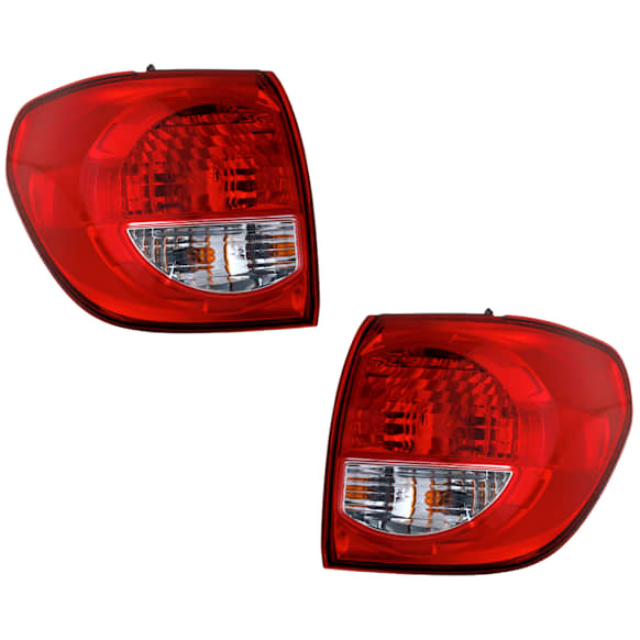 2012 Toyota Sequoia Platinum - Driver and Passenger Side, Outer Halogen Tail Light, With bulb(s), Mounts on Quarter Panel, OE Replacement