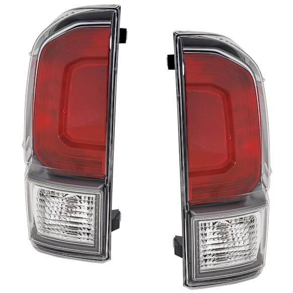 Driver and Passenger Side Halogen Tail Light, With bulb(s), OE Replacement