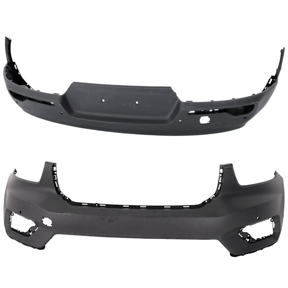 Front and Rear Front - Primed, Rear - Textured Bumper Cover