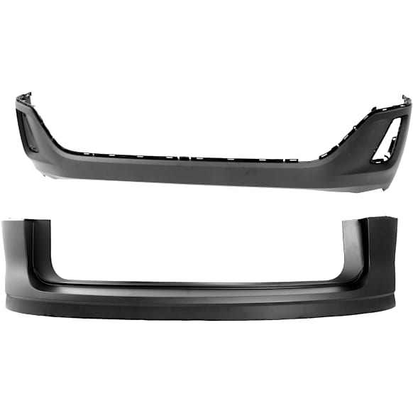 Front and Rear Primed Bumper Cover