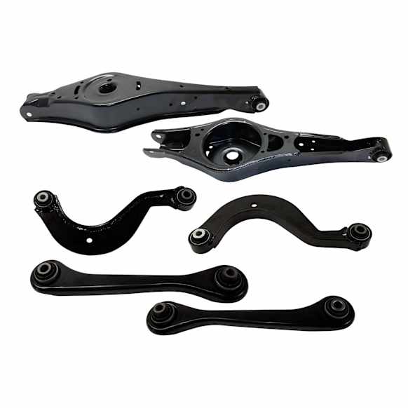Rear, Driver and Passenger Side, Upper and Lower Control Arms