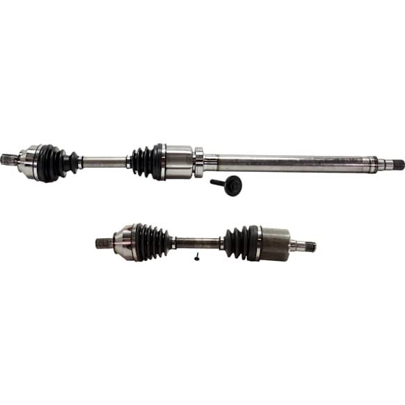 Front, Driver and Passenger Side Axle Assembly - New Set of 2