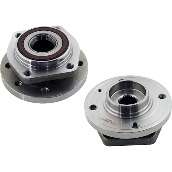Front, Driver and Passenger Side Wheel Hub, 4 Lugs, With Bearing, 2.4L, 5Cyl