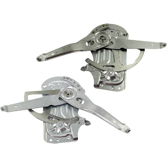 Front, Driver and Passenger Side Power Window Regulator, Without Motor