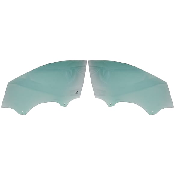 2015 Volkswagen Golf - Front, Driver and Passenger Side Door Glass, Green Tint, FD26361GTN, FD26362GTN