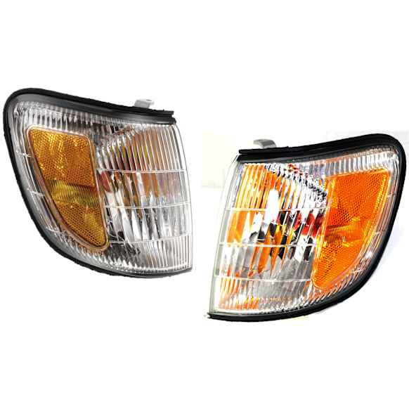 Driver and Passenger Side Halogen Corner Light, With bulb(s)