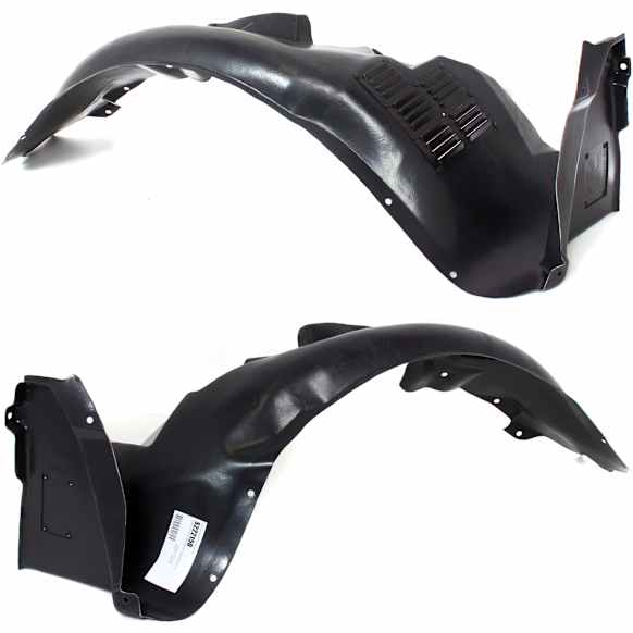 Front, Driver and Passenger Side, Fender Liner