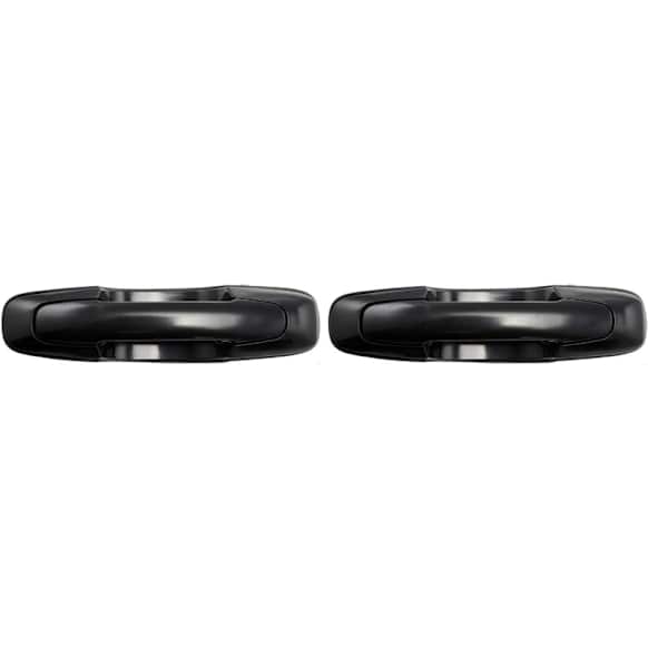 1999-2004 Chevrolet Tracker - Front And Rear, Driver Side Smooth Black Exterior Door Handle, Without Key Hole