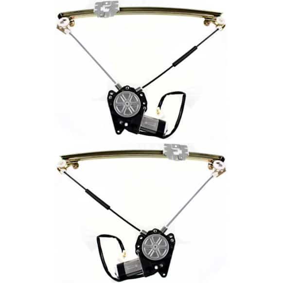 1989 Geo Tracker - Front, Driver and Passenger Side Power Window Regulator, With Motor