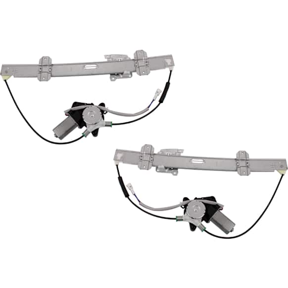 2004 Chevrolet Tracker - Front, Driver and Passenger Side Power Window Regulator, With Motor