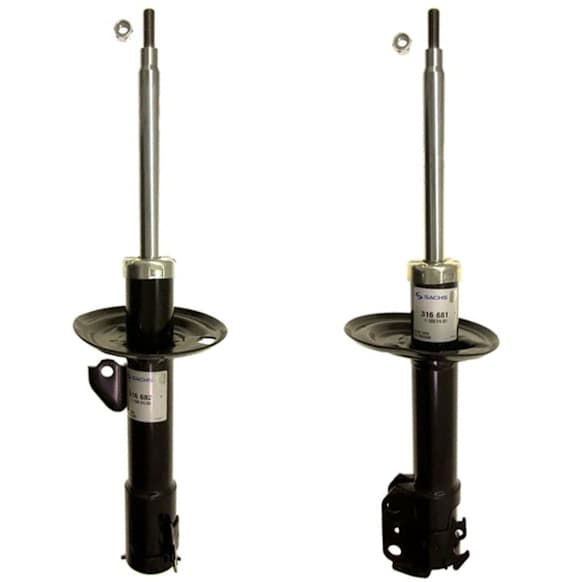 SET-SAH316682 Front, Driver and Passenger Side Bare Strut