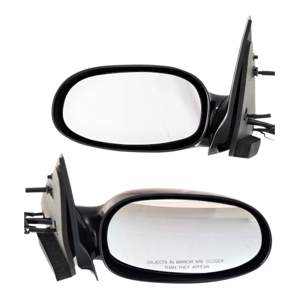 Driver and Passenger Side Mirrors, Manual Adjust, Non-Folding, Non-Heated, Paintable, No Signal Light, No Memory, No Puddle Light, No Auto-Dimming, No Blind Spot Feature