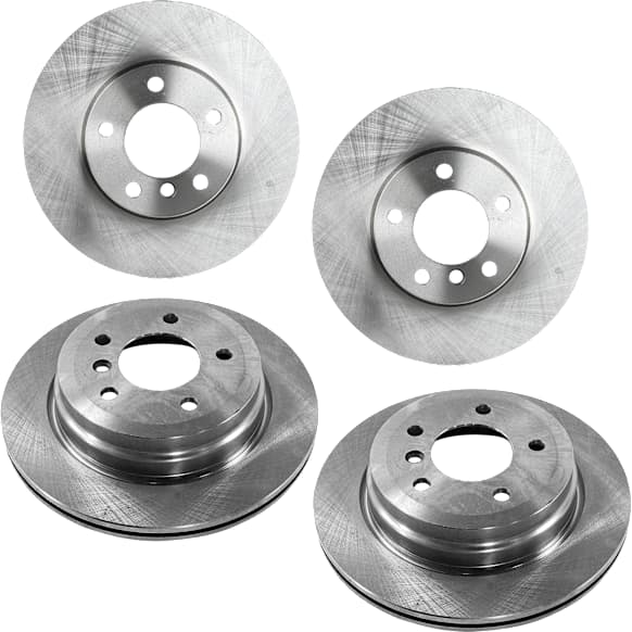 2007 BMW 328i - Front and Rear Brake Disc, Plain Surface, Vented, 5 Lugs, Front-311.91 mm/Rear-299.72 mm, Convertible, 3.0L 6Cyl, Pro-Line Series