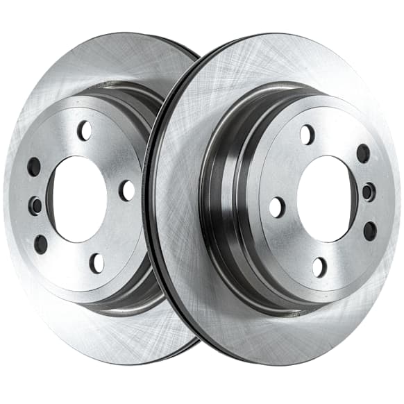 Rear Brake Disc, Natural Finish, Plain Surface, Vented, 5 Lugs, 299.97 mm, Pro-Line Series