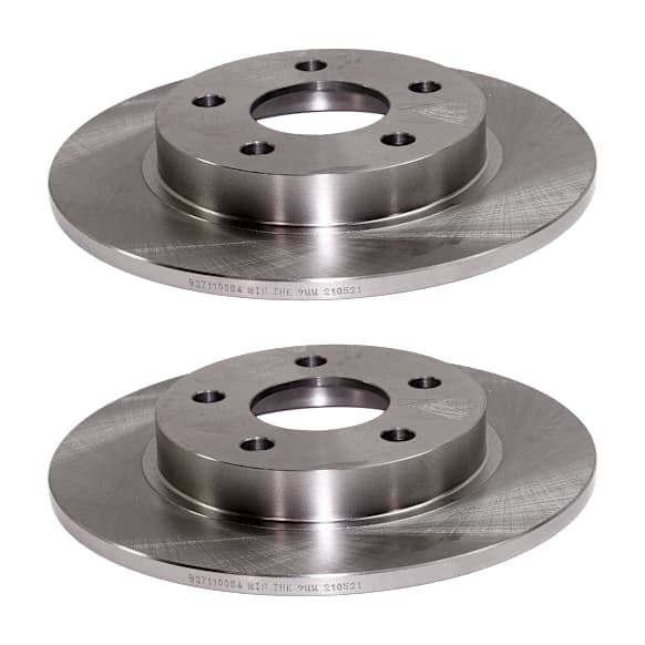 Rear Brake Discs, Plain Surface, Solid, 5 Lugs, 11.07 in. Disc Diameter, Pro-Line Series