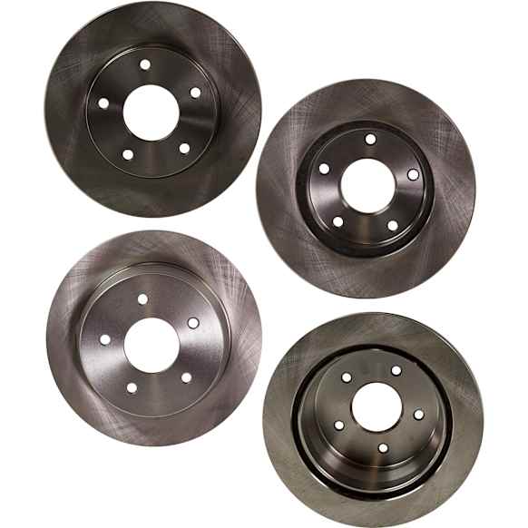 Front and Rear Brake Disc, Plain Surface, Vented, 5 Lugs, Front-275 mm/Rear-294.89 mm,, Pro-Line Series