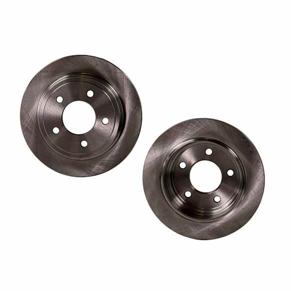 Rear Brake Disc, Natural Finish, Plain Surface, Solid, 5 Lugs, 270.26 mm, Pro-Line Series