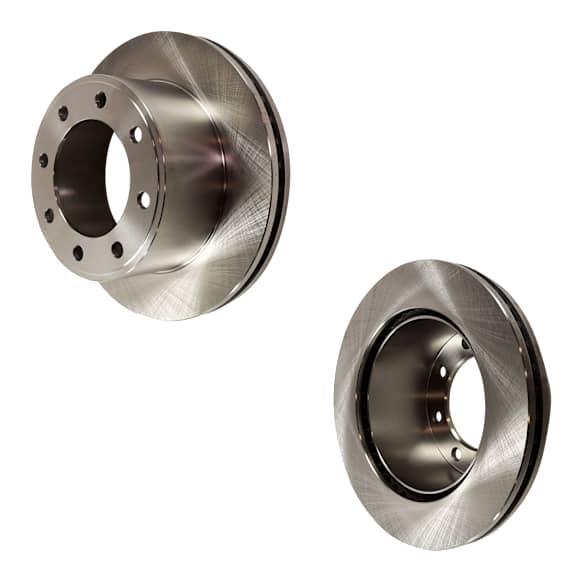 2011 Ford F-250 Super Duty - Rear Brake Disc, Natural Finish, Plain Surface, Vented, 8 Lugs, 340.11 mm, 6.2L 8Cyl, Pro-Line Series