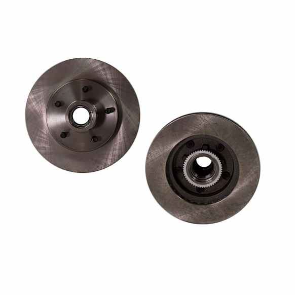 1998 GMC Sonoma - Front Brake Disc, Natural Finish, Plain Surface, Vented, 5 Lugs, 265.94 mm, RWD, 4.3L 6Cyl, Pro-Line Series