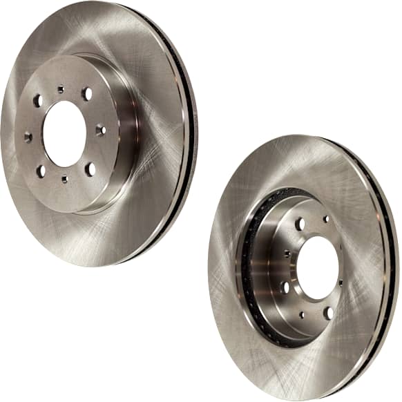 Front Brake Discs, Plain Surface, Vented, 4 Lugs, 10.31 in. Disc Diameter, Pro-Line Series