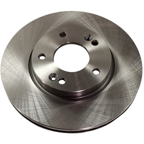 Front and Rear Brake Disc, Plain Surface, Front-Vented/Rear-Solid, 5 Lugs, Front-279.91 mm/Rear-284 mm, For Models With Electronic Parking Brake, Pro-Line Series