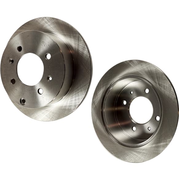Rear Brake Disc, Natural Finish, Plain Surface, Solid, 4 Lugs, 261.87 mm, Pro-Line Series