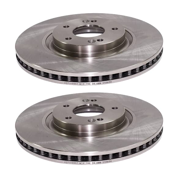 Front Brake Discs, Plain Surface, Vented, 5 Lugs, 12.6 In., Pro-Line Series
