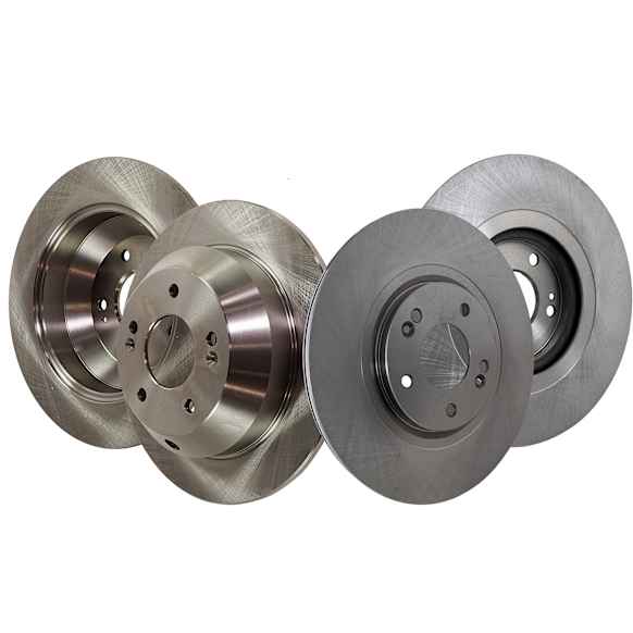 Front and Rear Brake Disc, Plain Surface, Front-Vented/Rear-Solid, 5 Lugs, Front-320.04 mm/Rear-302.01 mm, 3.3L, 6Cyl, Pro-Line Series