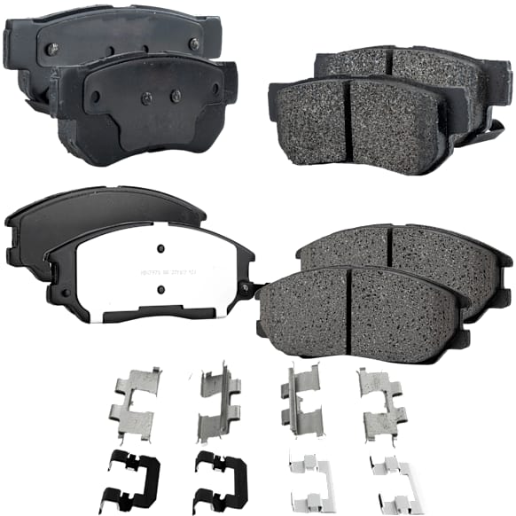 Front and Rear Brake Pad Sets, Ceramic, Pro-Line Series