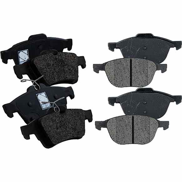 2013 Ford Focus - Front and Rear Front-Ceramic/Rear-Organic Brake Pad Set, 2.0L 4Cyl, Pro-Line Series