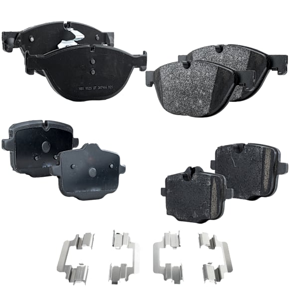 Front and Rear Brake Pad Set, Organic, Pro-Line Series