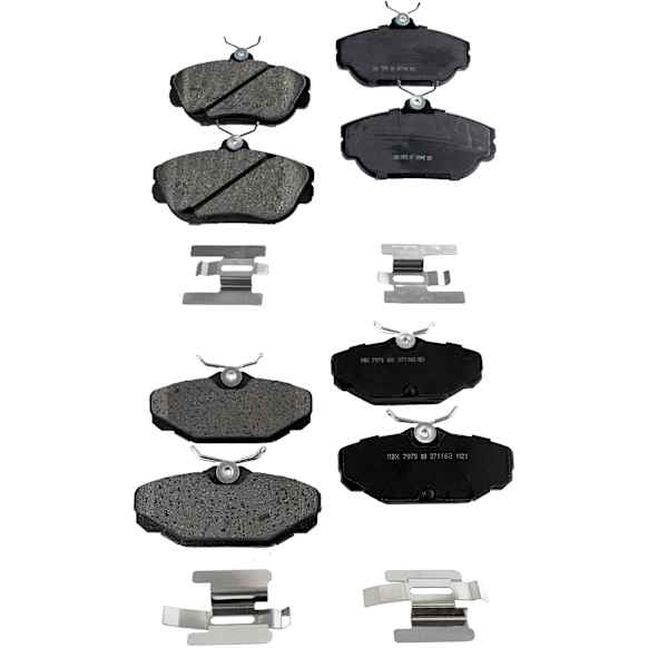 1997 Ford Taurus - Front and Rear Ceramic Brake Pad Set, 3.0L 6Cyl, GAS, Pro-Line Series