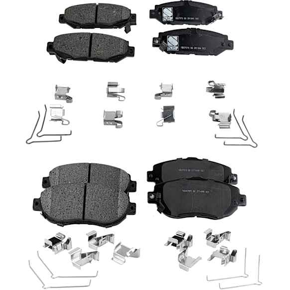 Front and Rear Brake Pad Sets, Ceramic, Pro-Line Series